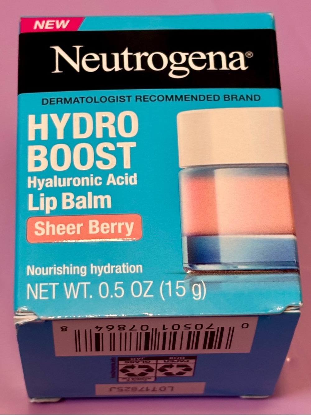 Neutrogena Hydro Boost Lip Balm - Sheer Berry Tint